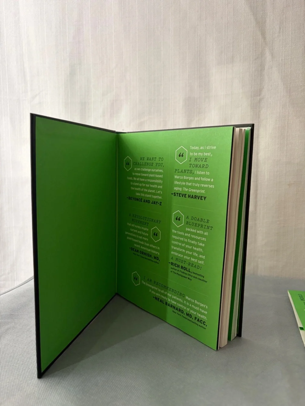 The Greenprint Marco Borges Hardcover Book Plant Based Diet Excellent ((F147)